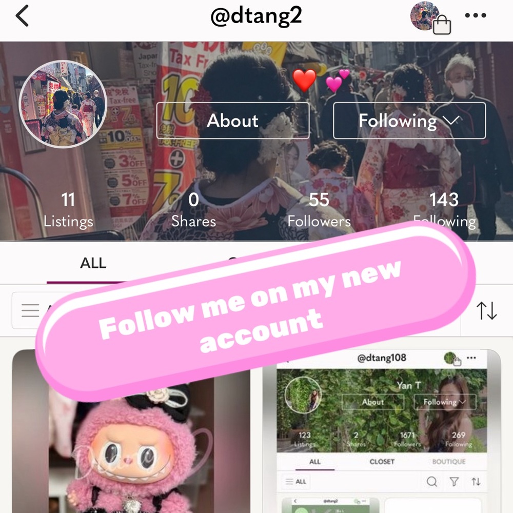 New account